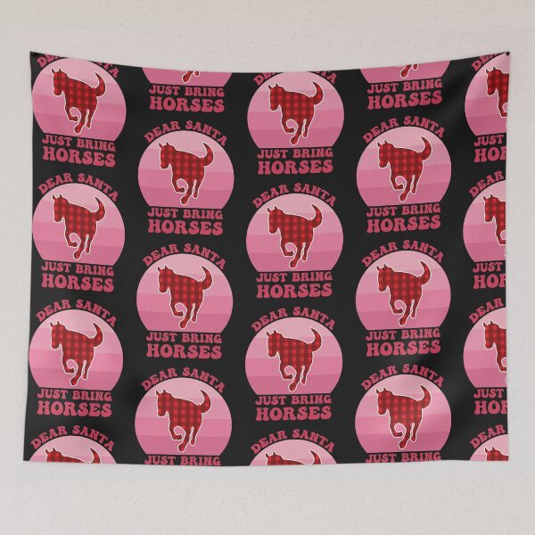 Item preview, Dear Santa Just Bring Horses |  A horse for Christmas designed and sold by THROUGH-LIFE.