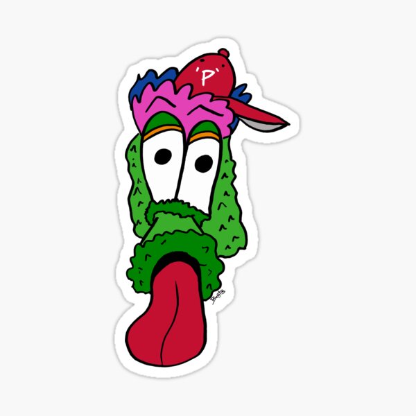 Philly Phanatic Sticker Gritty Sticker Philadelphia Phillies -  Hong  Kong