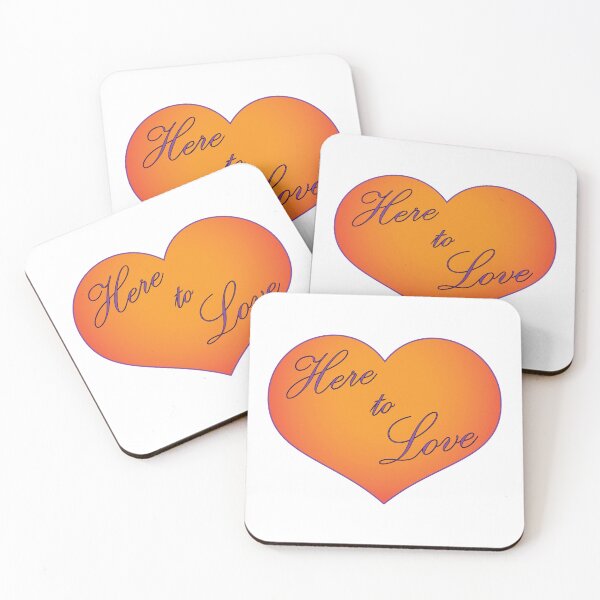 Item preview, Here to Love - positive affirmations designed and sold by ShaneCRob.