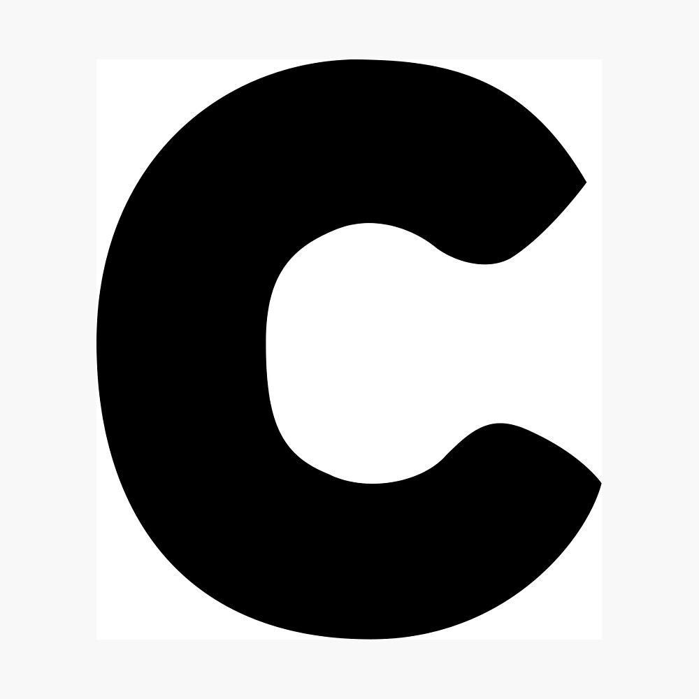 Copy of Letter C Word letra ce ctrl c Poster