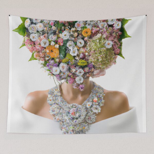 Item preview, Fine Art Headpiece Crystal Masquerade Mask Art, Fashion Photography, Altered Model Portrait. Digital Art Print, Printable Wall Art designed and sold by RadRococo.