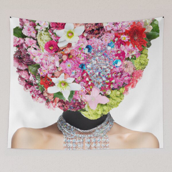 Item preview, Fine Art Headpiece Crystal Masquerade Mask Art, Fashion Photography, Altered Model Portrait. Digital Art Print, Printable Wall Art designed and sold by RadRococo.