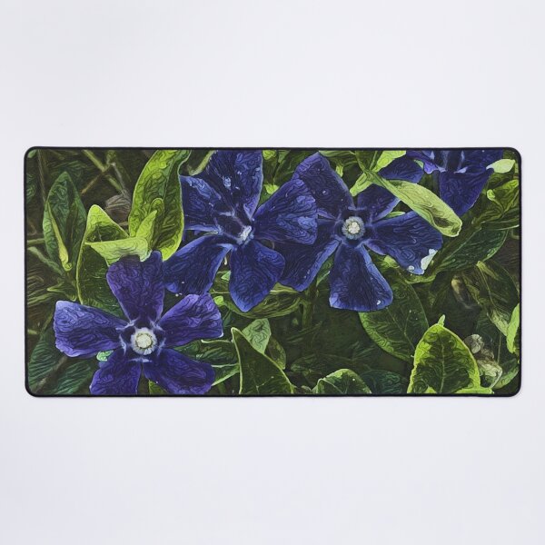 Item preview, Vinca Minor Natural Dark Illustration designed and sold by SunshineWalker.