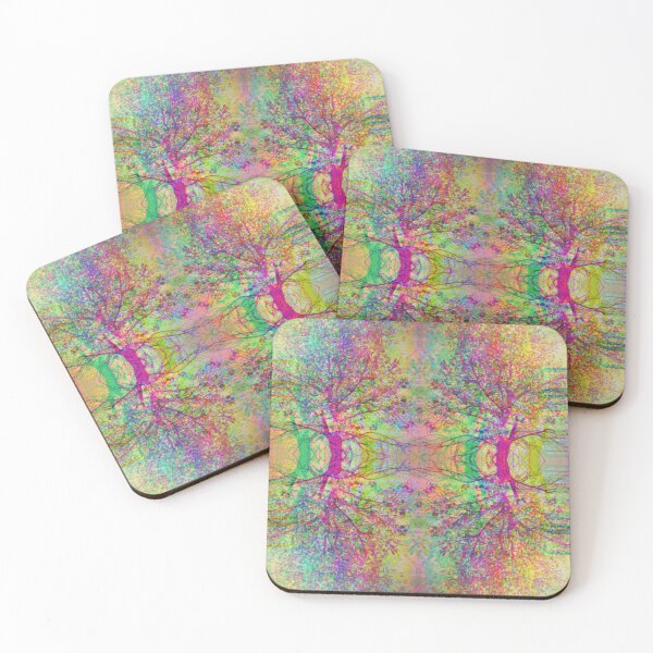 Item preview, color distorted trees designed and sold by AspieConjures.
