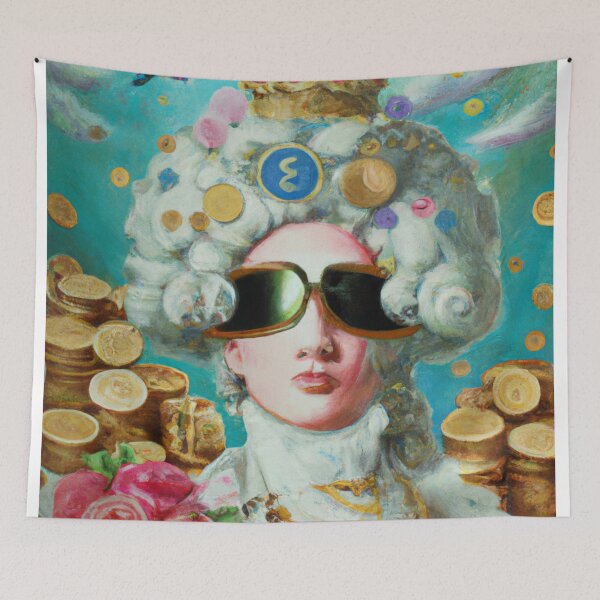 Item preview, Unusual Altered Steampunk Portrait Painting with Goggles ( Steampunk ) designed and sold by RadRococo.