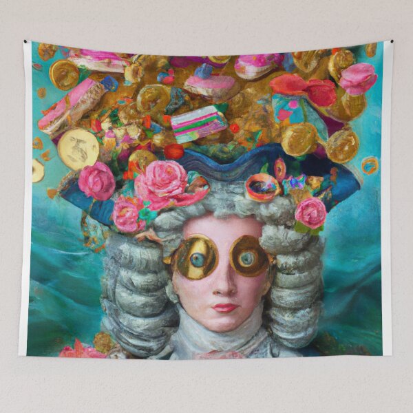 Item preview, Unusual Altered Steampunk Portrait Painting with Goggles ( Steampunk ) designed and sold by RadRococo.