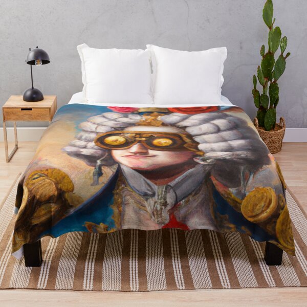 Item preview, Unusual Altered Steampunk Portrait Painting with Goggles ( Steampunk ) designed and sold by RadRococo.