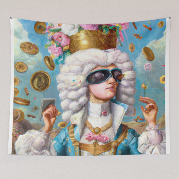 Item preview, Unusual Altered Steampunk Portrait Painting with Goggles ( Steampunk ) designed and sold by RadRococo.