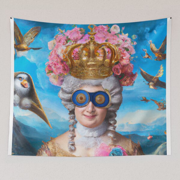 Item preview, Unusual Altered Steampunk Portrait Painting with Goggles ( Steampunk ) designed and sold by RadRococo.