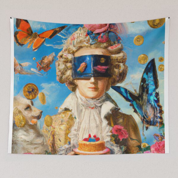 Item preview, Unusual Altered Steampunk Portrait Painting with Goggles ( Steampunk ) designed and sold by RadRococo.