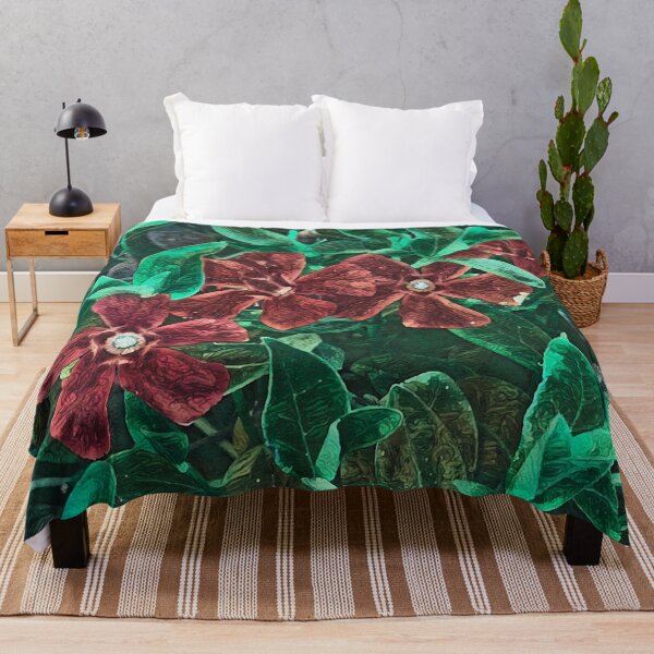 Item preview, Vinca Minor Green Dark Illustration designed and sold by SunshineWalker.