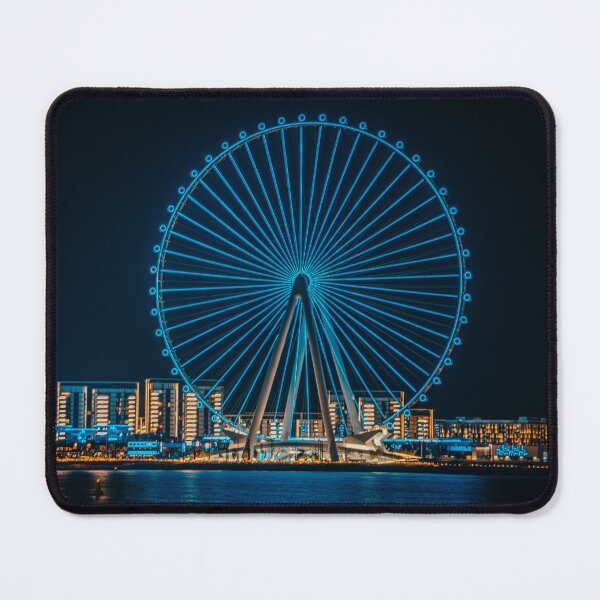 Item preview, Bluewaters island and Ain Dubai ferris wheel on in Dubai, UAB designed and sold by RaimondKlavins.