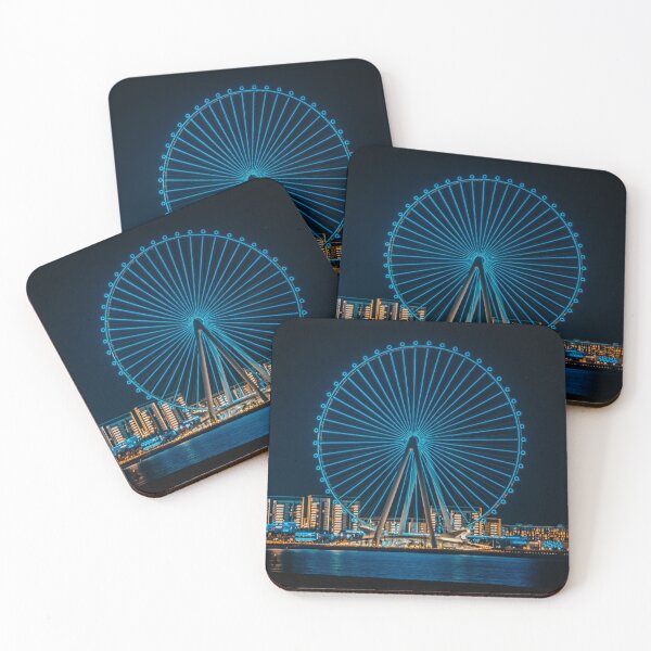 Item preview, Bluewaters island and Ain Dubai ferris wheel on in Dubai, UAB designed and sold by RaimondKlavins.