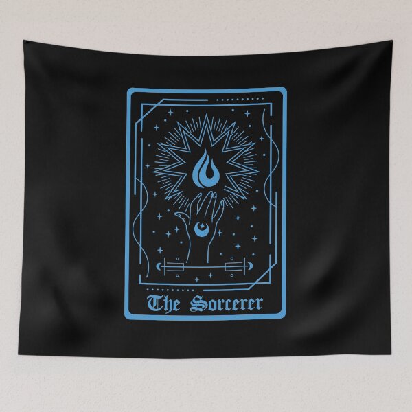 Item preview, D&D Sorcerer Class Tarot Card designed and sold by sunburstrpg.