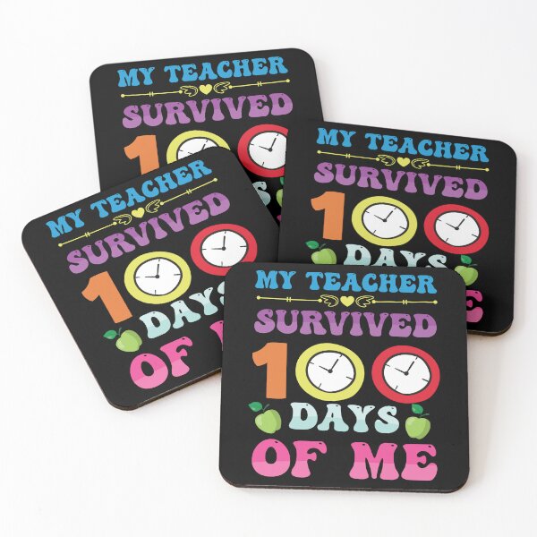 Item preview, My Teacher Survived 100 Days of Me designed and sold by TADYSHOP.