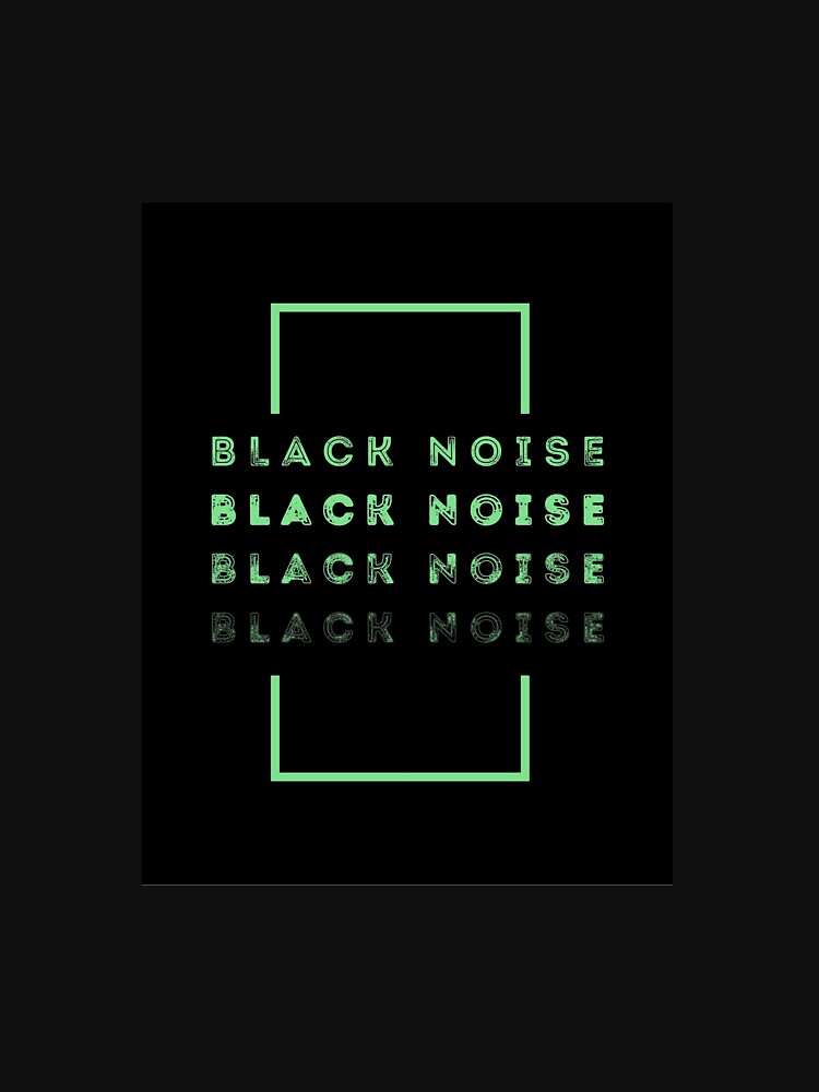 Thumbnail 7 of 7, Classic T-Shirt, Black Noise Repeating designed and sold by BlackNoiseZine.