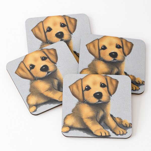 Item preview, Dog fanart Mans Best Friend simple puppy with big eyes designed and sold by ValleyDream.