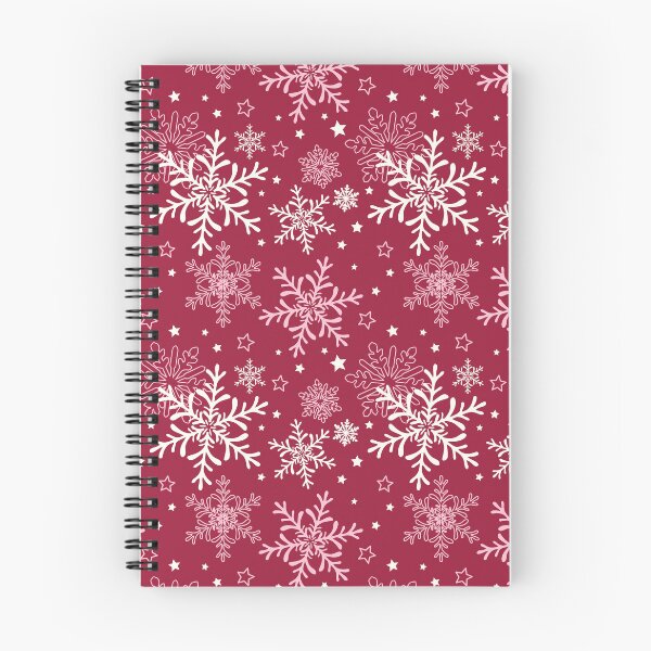 Item preview, SNOWFLAKES PATTERN ON RED BACKGROUND designed and sold by Phanya-Style.
