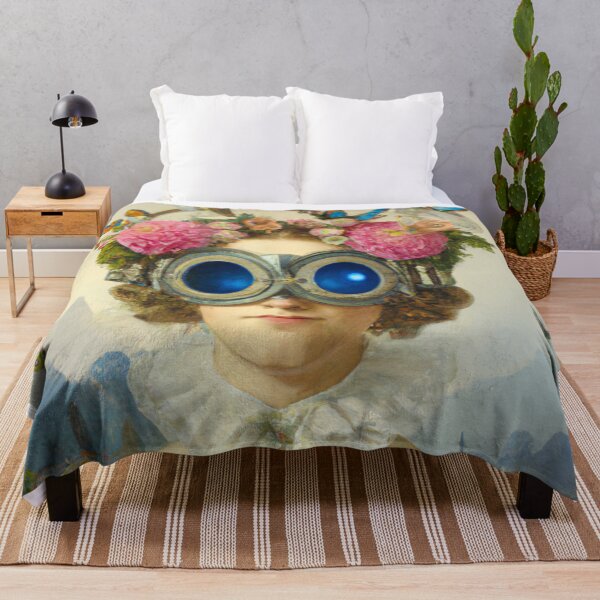 Item preview, Unusual Altered Steampunk Portrait Painting with Goggles ( Steampunk ) designed and sold by RadRococo.