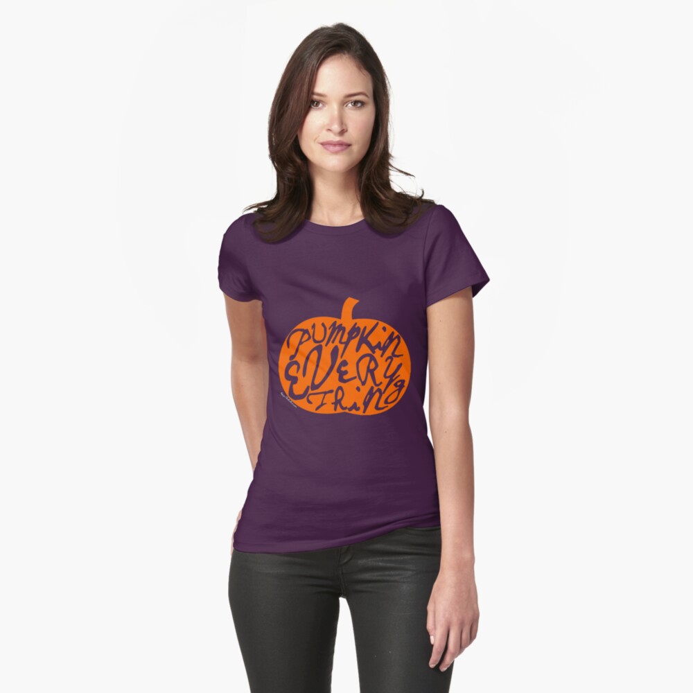 Autumn - Pumpkin everything style 1 fall Fitted T-Shirt
