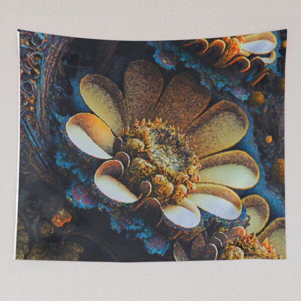 Item preview, Mandelbulb Abstract Flowers designed and sold by a4mbs.