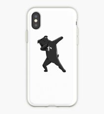 Funny Dabbing Staffordshire Bull Terrier Dog iPhone Case