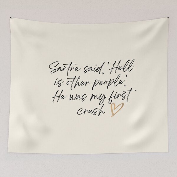 Item preview, Hell is other people  designed and sold by BloompodDesigns.