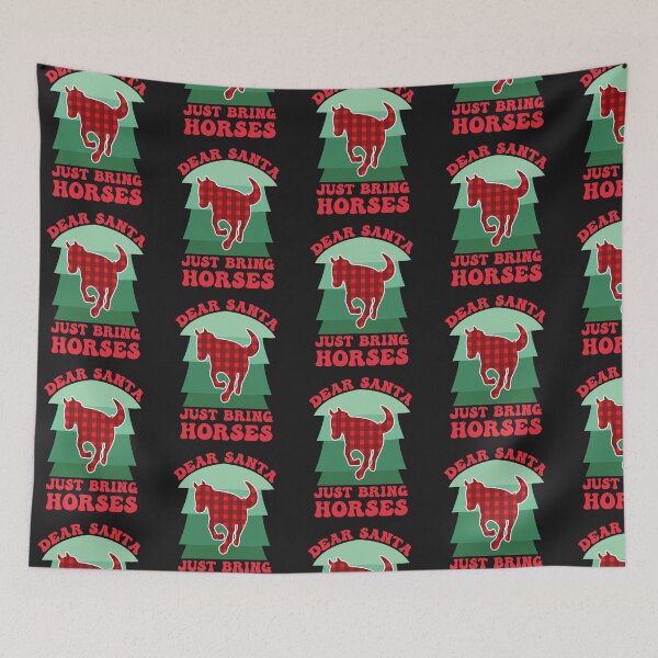Item preview, Dear Santa Just Bring Horses |  A horse for Christmas designed and sold by THROUGH-LIFE.