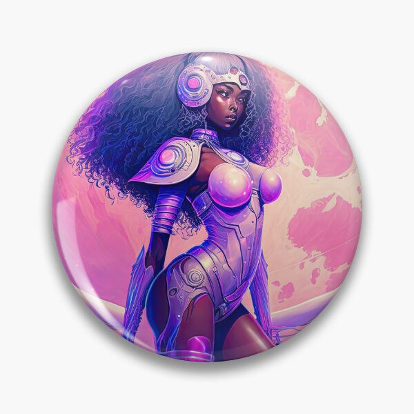 Item preview, Woman drawing in scifi look designed and sold by mrlongfield.