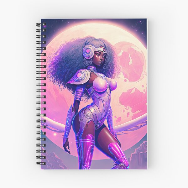 Item preview, Woman drawing in scifi look designed and sold by mrlongfield.