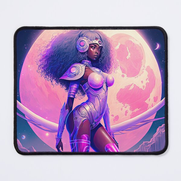 Item preview, Woman drawing in scifi look designed and sold by mrlongfield.