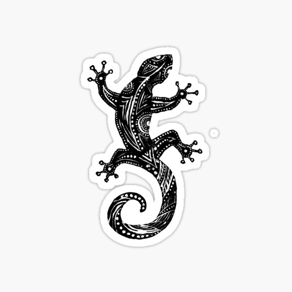 Lizard Polynesia Tattoo Māori people Gecko, lizard, animals, vertebrate png  | PNGEgg