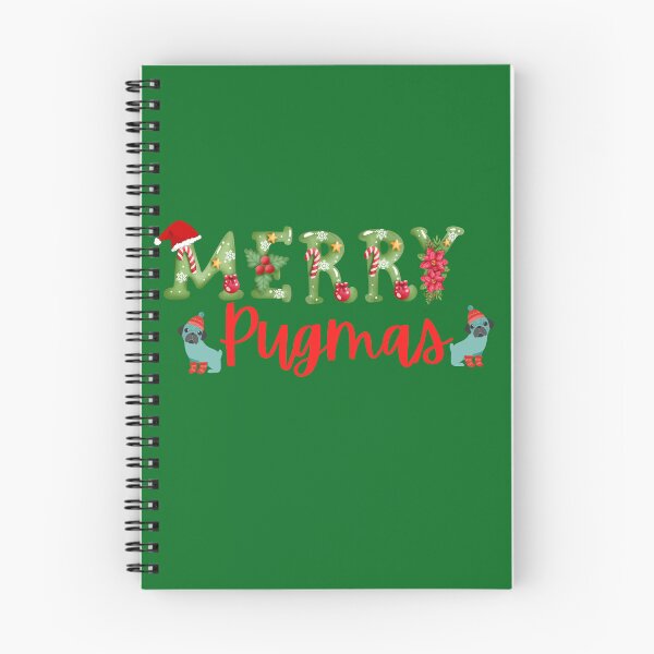 Item preview, Merry Pugmas. Christmas Pug. Festive Pug. designed and sold by Doggymadness.