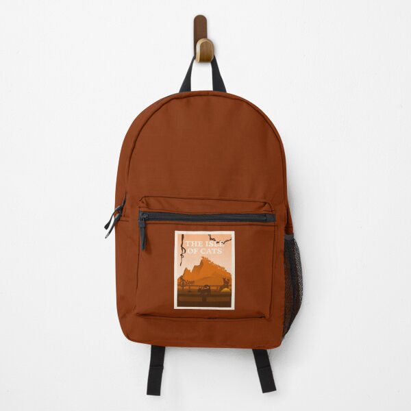 Item preview, The Isle of Cats (Orange) - Board Games - Minimalist Travel Poster Style - Board Game Art designed and sold by MeepleDesign.