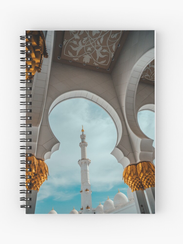 Imagen 1 de 3, Cuaderno con la obra Sheikh Zayed Grand Mosque at dusk, Abu-Dhabi, UAE, diseñada y vendida por RaimondKlavins.