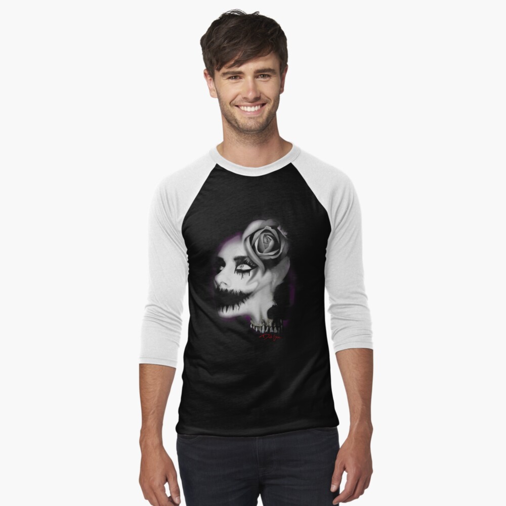 Item preview, Baseball ¾ Sleeve T-Shirt designed and sold by DickGeetattoo.
