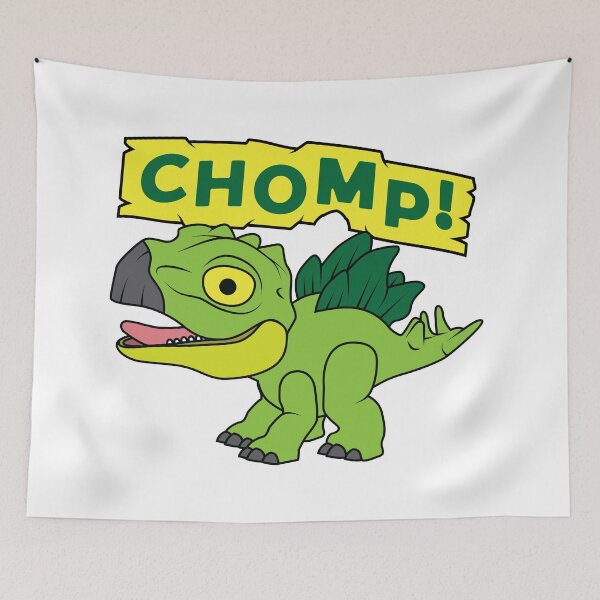 Aperçu de l'œuvre Chomp ! - Kids Stegosaurus Dinosaur Baby Jurassic Youth créée et vendue par MarkFiveDesign.