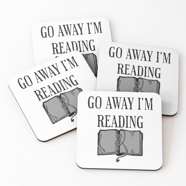 Item preview, Go Away I Am Reading designed and sold by ArtBySymone.