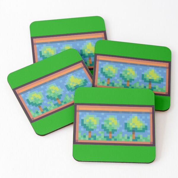 Item preview, Stardew Valley Three Trees (Famous Painter Lupini) designed and sold by aiya-pixels.