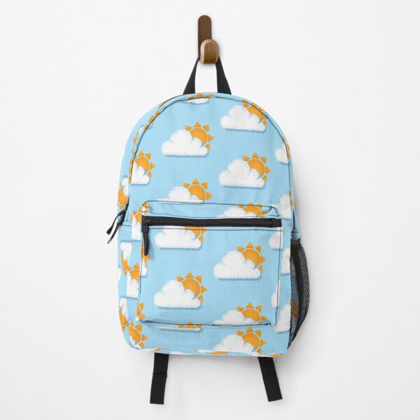 Item preview, Retro Pixel Sunshine and Cloud Weather Icon Design designed and sold by 8BitTrip.