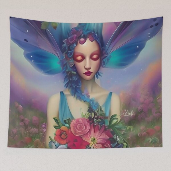 Item preview, Enchanting  Fairies Floral Fairy Tale Magical Pretty Girl Fairy  designed and sold by ZiolaRosa.