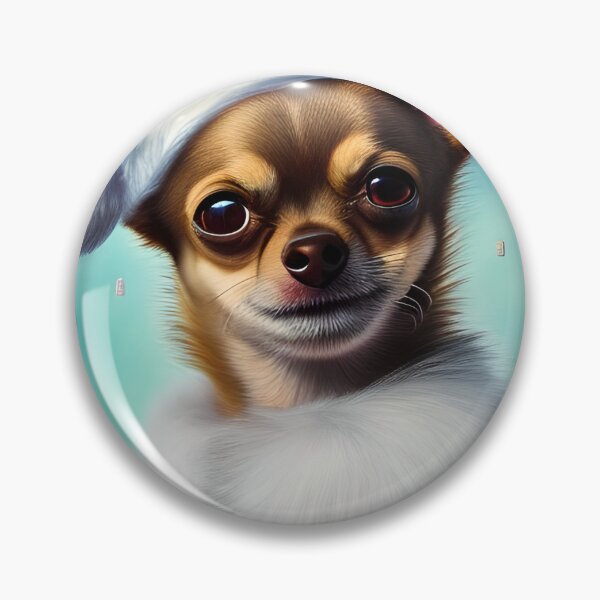 Item preview, Christmas Chihuahua Wearing A Santa Hat designed and sold by ZenEverAI.