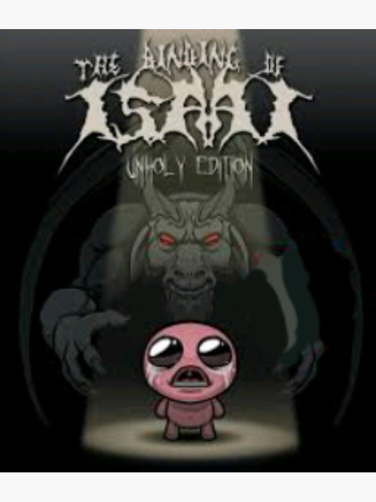 "Binding of Isaac" Poster for Sale by Klausbubble Redbubble