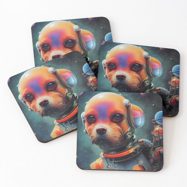 Item preview, Astronaut Maltese Puppy Nr. 8 designed and sold by thesupremewiz.