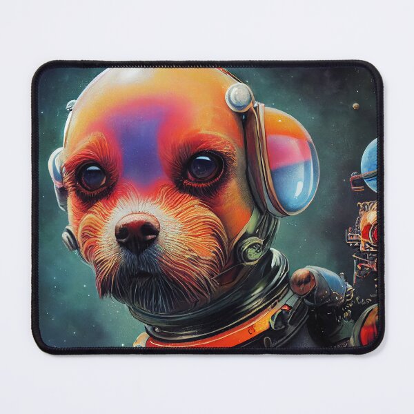 Item preview, Astronaut Maltese Puppy Nr. 8 designed and sold by thesupremewiz.