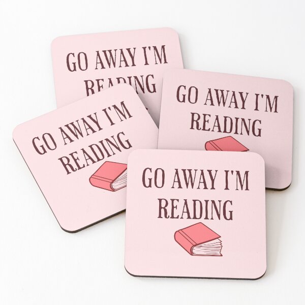 Item preview, Go Away I'm Reading designed and sold by ArtBySymone.