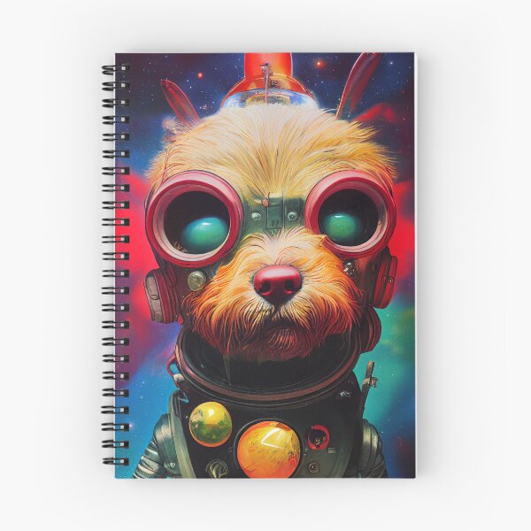 Item preview, Astronaut Maltese Puppy Nr. 10 designed and sold by thesupremewiz.