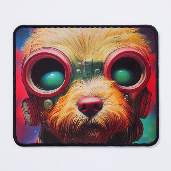 Item preview, Astronaut Maltese Puppy Nr. 10 designed and sold by thesupremewiz.