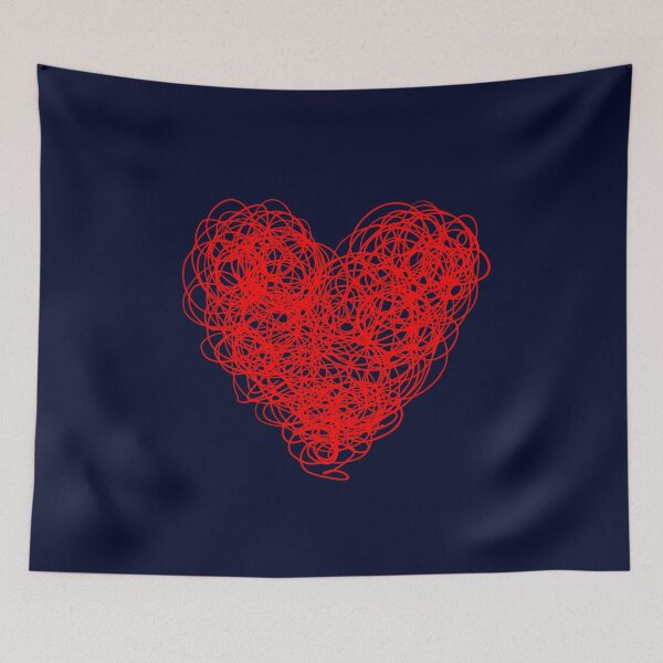 Item preview, Doodle of heart designed and sold by Kabira77.