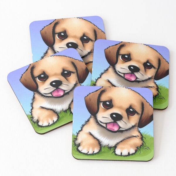 Item preview, Dog fanart Mans Best Friend simple puppy with big eyes designed and sold by ValleyDream.